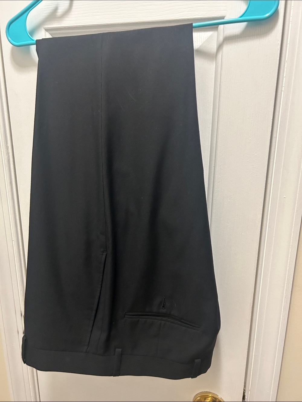 Apt. 9 Men's Black Dress Pants - Tailored Flat Front size 32x34
